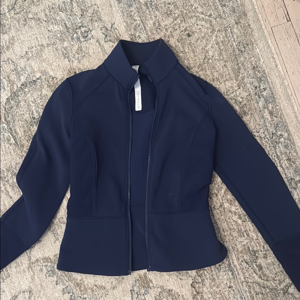 Lululemon Athletica Blue Blazer Tailored Structured Fit